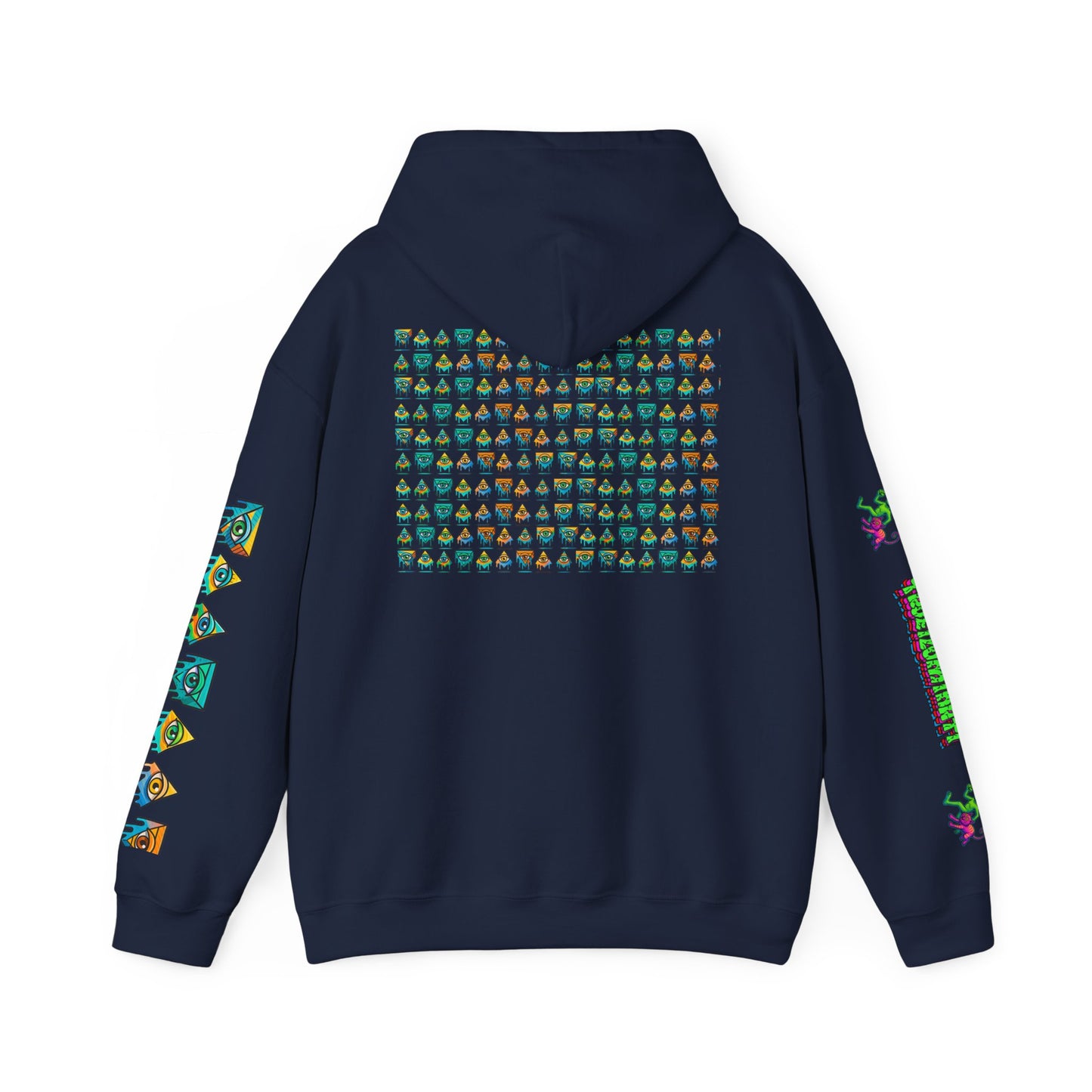 Young simbol by Trueiluminati Unisex Hoodie, Cozy Sweatshirt for Outdoor Lovers, Gift for Adventurers, Eco-Friendly Fashion, Great for Camping