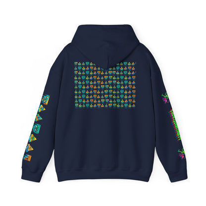 Young simbol by Trueiluminati Unisex Hoodie, Cozy Sweatshirt for Outdoor Lovers, Gift for Adventurers, Eco-Friendly Fashion, Great for Camping