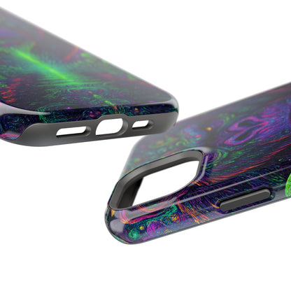 Alpha Apee By Trueiluminati Vibrant Gorilla Phone Case - Magnetic Impact-Resistant, Carry the Vibe Unique Gift for Animal Lovers, Psychedelic Design, Phone Protector, Eco-Friendly