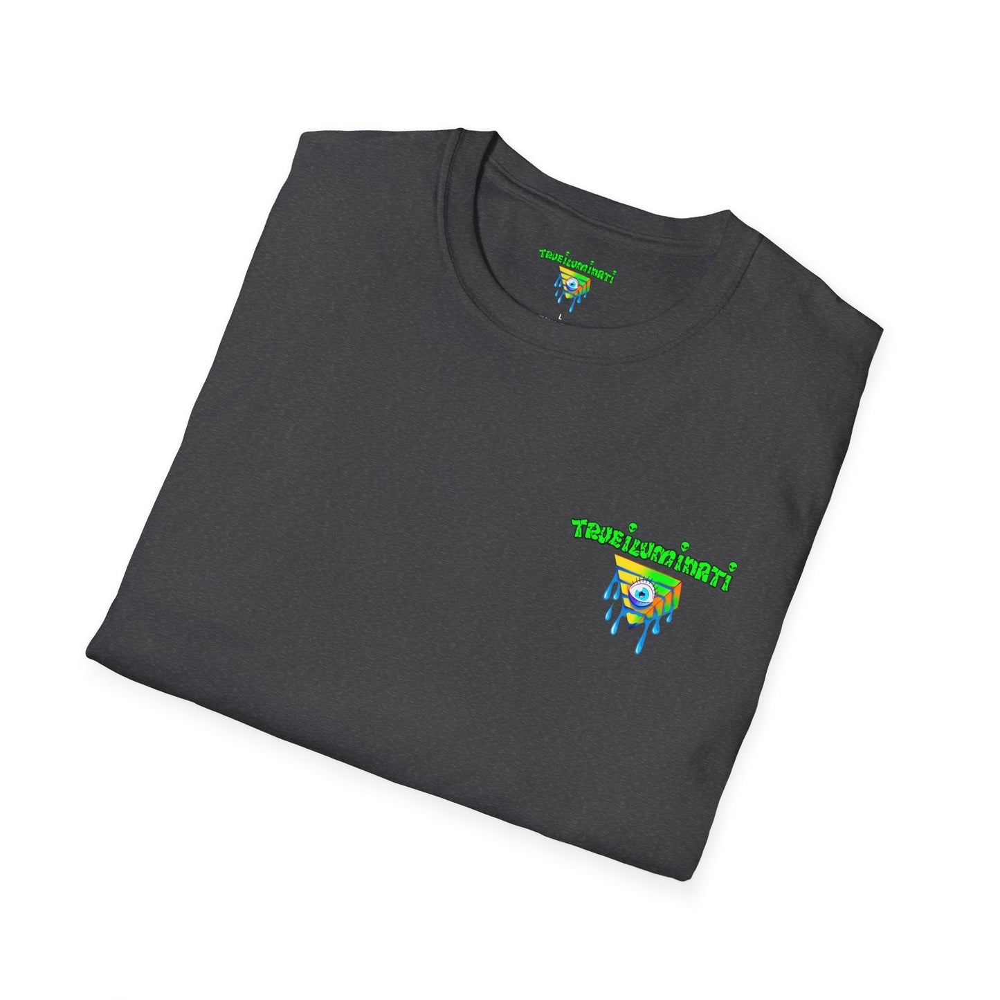 Forest At Night By Trueiluminati Mystical Gathering Unisex T-Shirt | Chill Vibes, Perfect for Festivals, Summer Nights, Gift for Friends, Unique Graphic Tee