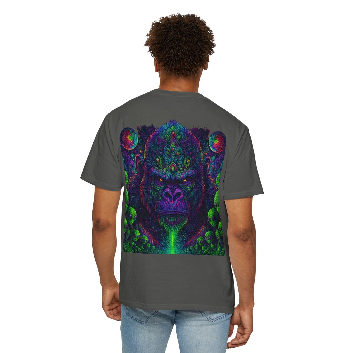 Psychedelic Gorilla Alpha Ape By Trueiluminati  Unisex T-Shirt | Unique Graphic Tee for Creative Souls | Gift for Art Lovers, Festival Wear, Nature Enthusiasts, [...]