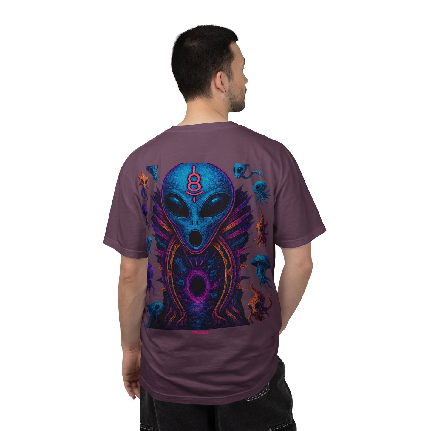Deep Sea Portal By Trueiluminati T-shirt - Vibrant Unisex Tee for Sci-Fi Lovers, Casual Wear, Unique Gift for Birthdays, Festivals, or Everyday Style