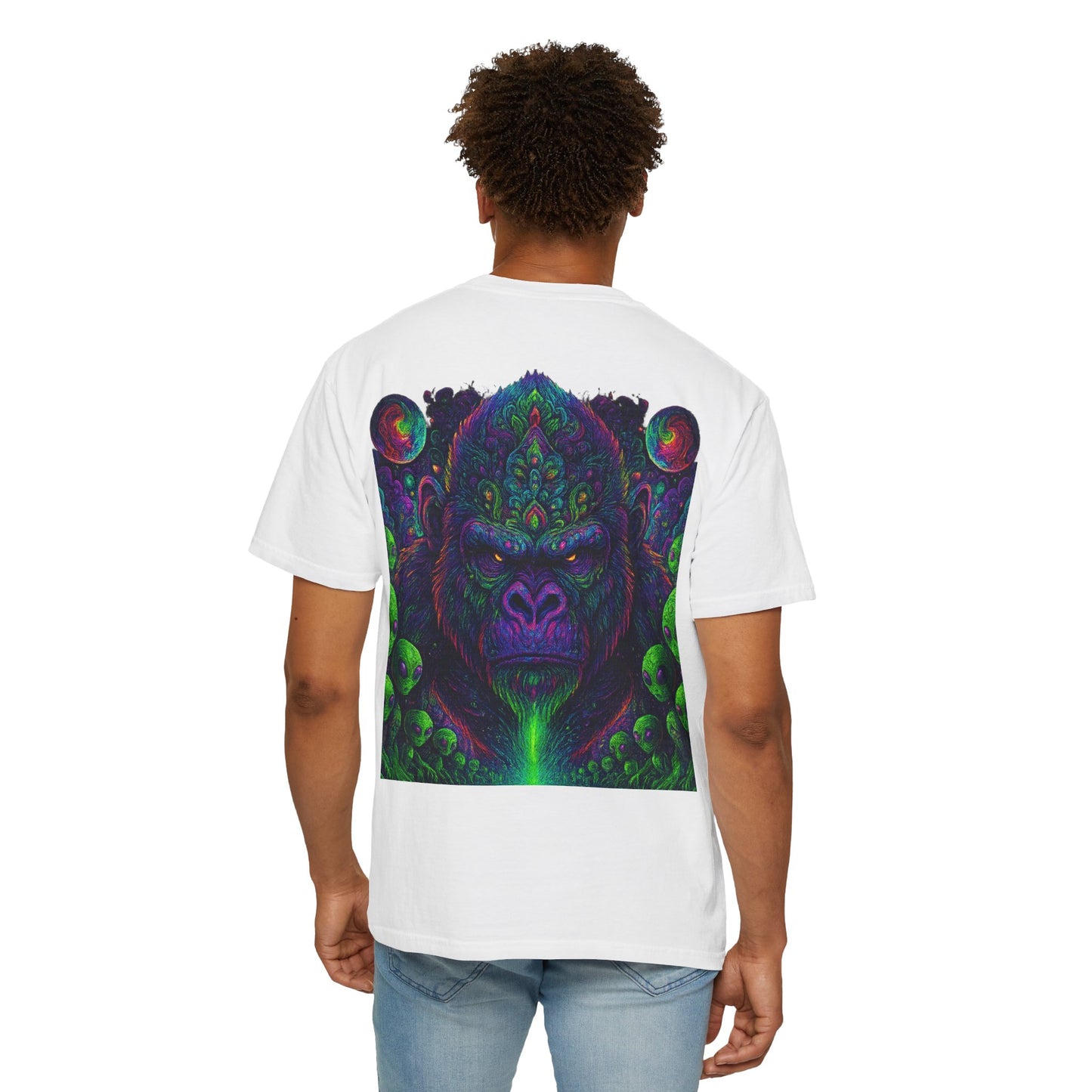 Psychedelic Gorilla Alpha Ape By Trueiluminati  Unisex T-Shirt | Unique Graphic Tee for Creative Souls | Gift for Art Lovers, Festival Wear, Nature Enthusiasts, [...]