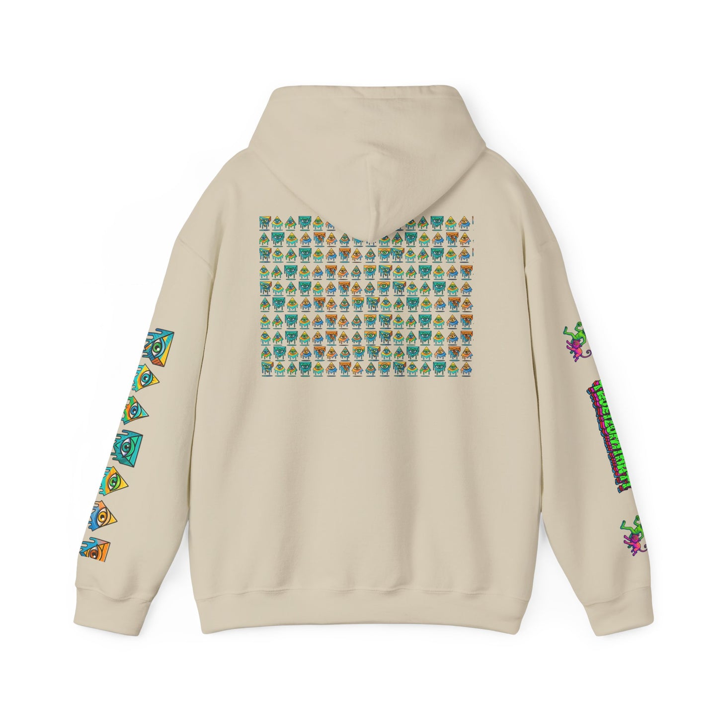 Young simbol by Trueiluminati Unisex Hoodie, Cozy Sweatshirt for Outdoor Lovers, Gift for Adventurers, Eco-Friendly Fashion, Great for Camping