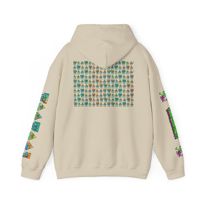 Young simbol by Trueiluminati Unisex Hoodie, Cozy Sweatshirt for Outdoor Lovers, Gift for Adventurers, Eco-Friendly Fashion, Great for Camping