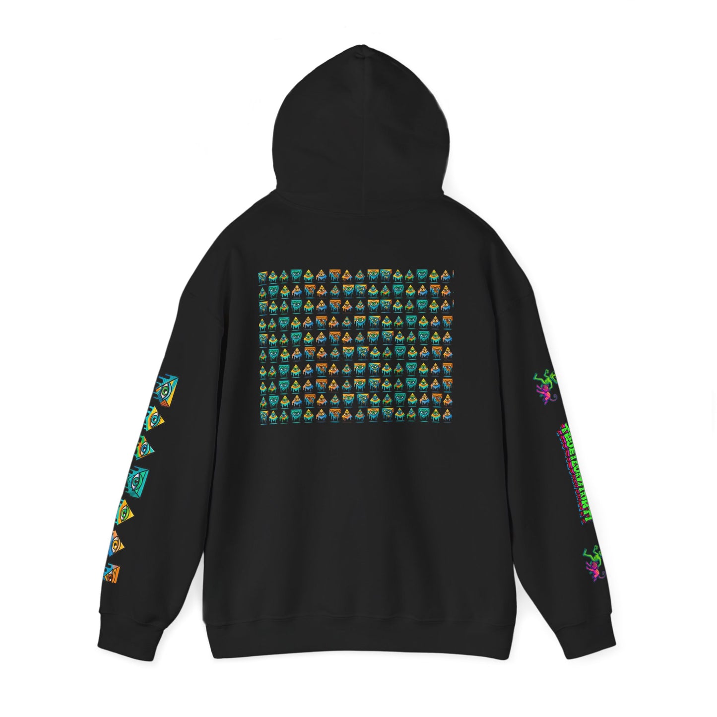 Young simbol by Trueiluminati Unisex Hoodie, Cozy Sweatshirt for Outdoor Lovers, Gift for Adventurers, Eco-Friendly Fashion, Great for Camping