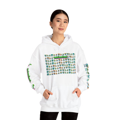 Young simbol by Trueiluminati Unisex Hoodie, Cozy Sweatshirt for Outdoor Lovers, Gift for Adventurers, Eco-Friendly Fashion, Great for Camping