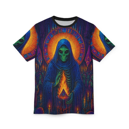 Lady D. by Trueiluminati Unisex Tee, Unique Graphic Tee, Sci-Fi T-Shirt, Gift for Space Lovers, Men's & Women's Casual Wear