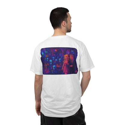 New  Disco Club By Trueiluminati Unisex T-shirt with Alien Love Design, Fun Graphic Tee, Casual Wear, Gift for Friends, Unique Party Shirt, Statement Top