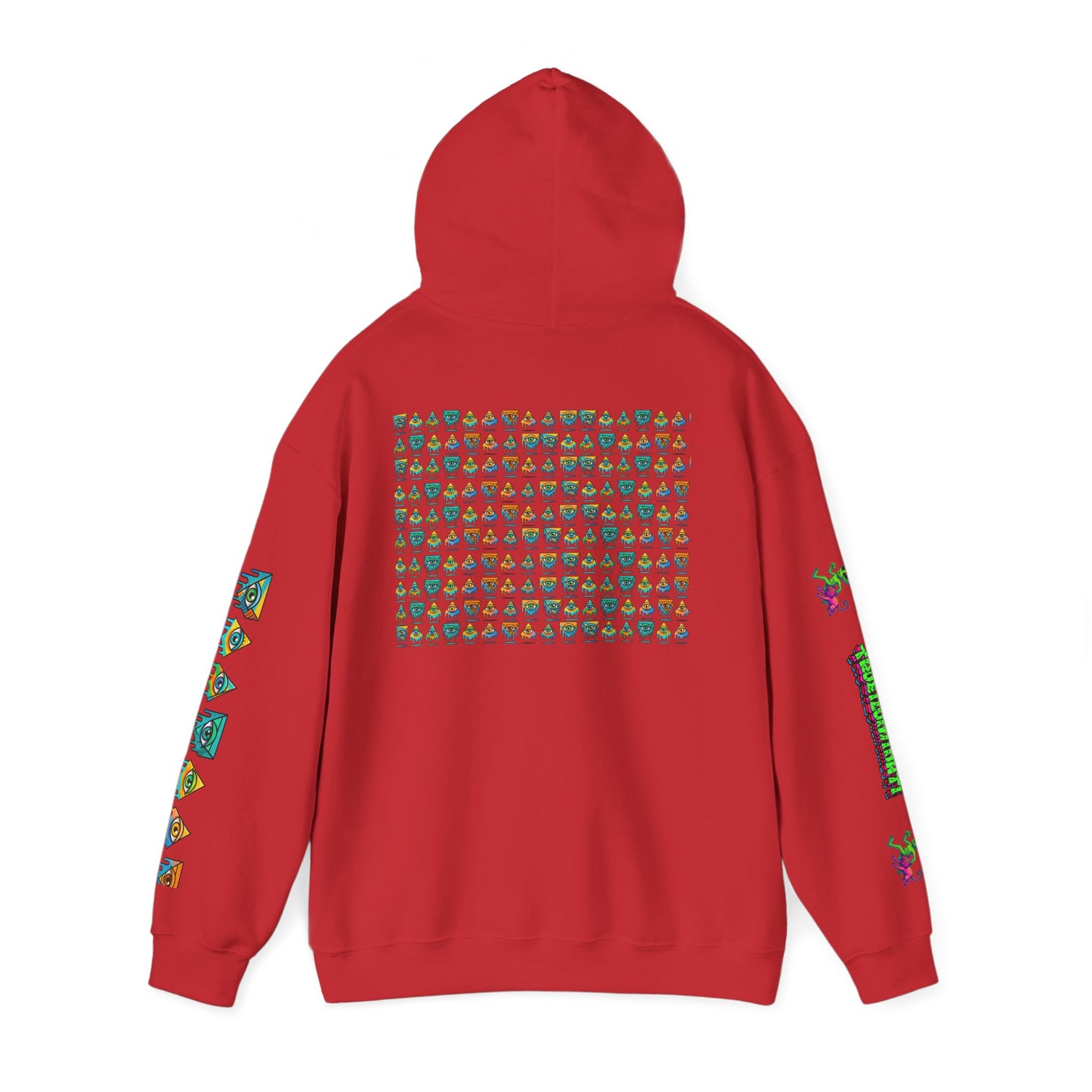 Young simbol by Trueiluminati Unisex Hoodie, Cozy Sweatshirt for Outdoor Lovers, Gift for Adventurers, Eco-Friendly Fashion, Great for Camping