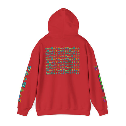 Young simbol by Trueiluminati Unisex Hoodie, Cozy Sweatshirt for Outdoor Lovers, Gift for Adventurers, Eco-Friendly Fashion, Great for Camping