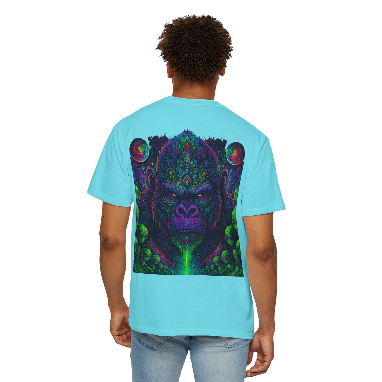Psychedelic Gorilla Alpha Ape By Trueiluminati  Unisex T-Shirt | Unique Graphic Tee for Creative Souls | Gift for Art Lovers, Festival Wear, Nature Enthusiasts, [...]