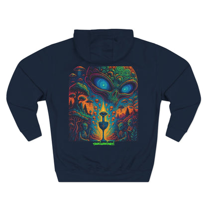 Psychedelic Three-Panel Fleece Hoodie, Cozy Hoodie for Festival Lovers, Unique Gift for Art Enthusiasts, Perfect for Casual Outings, [...]