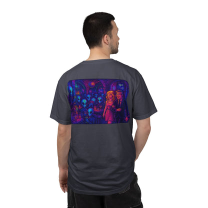 New  Disco Club By Trueiluminati Unisex T-shirt with Alien Love Design, Fun Graphic Tee, Casual Wear, Gift for Friends, Unique Party Shirt, Statement Top