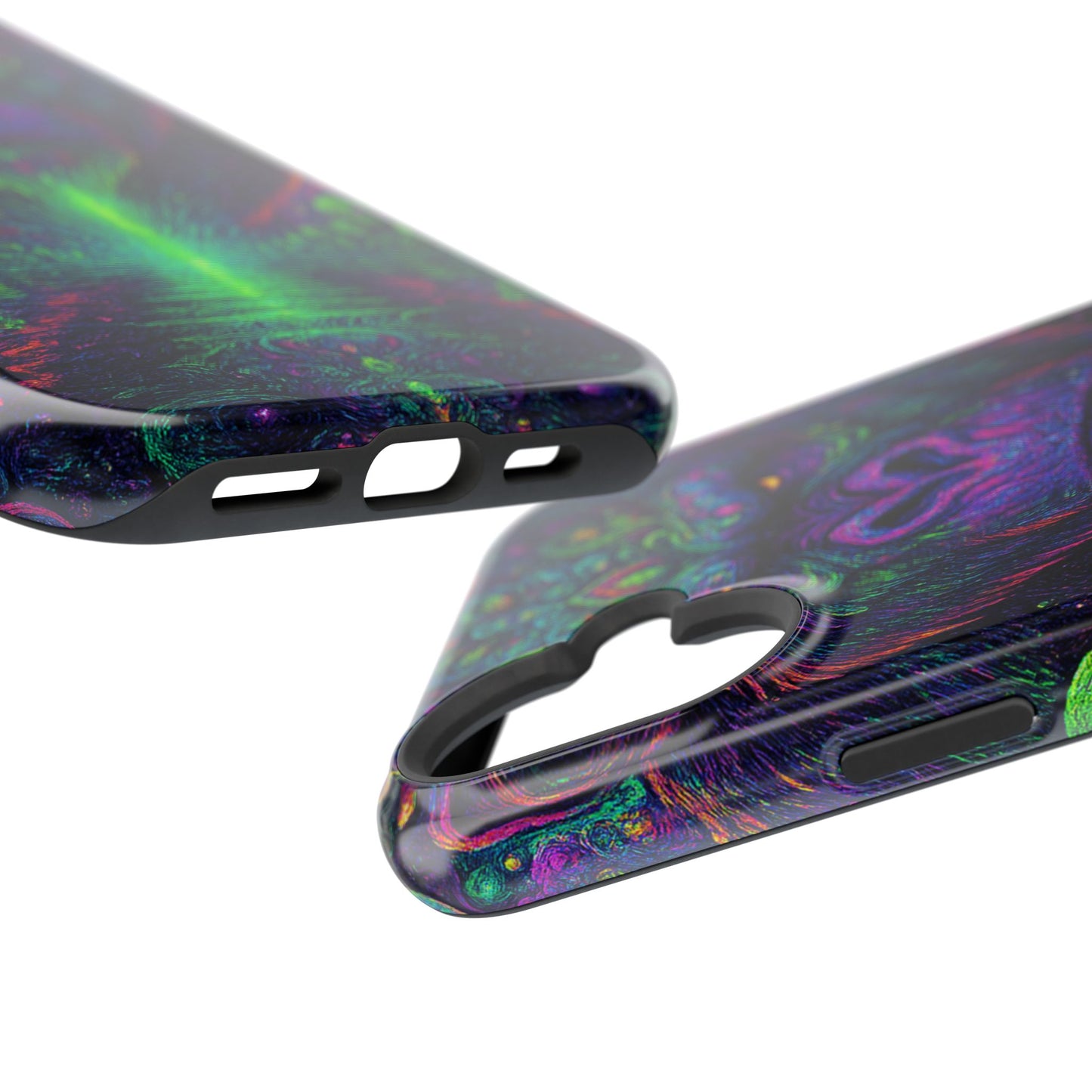 Alpha Apee By Trueiluminati Vibrant Gorilla Phone Case - Magnetic Impact-Resistant, Carry the Vibe Unique Gift for Animal Lovers, Psychedelic Design, Phone Protector, Eco-Friendly