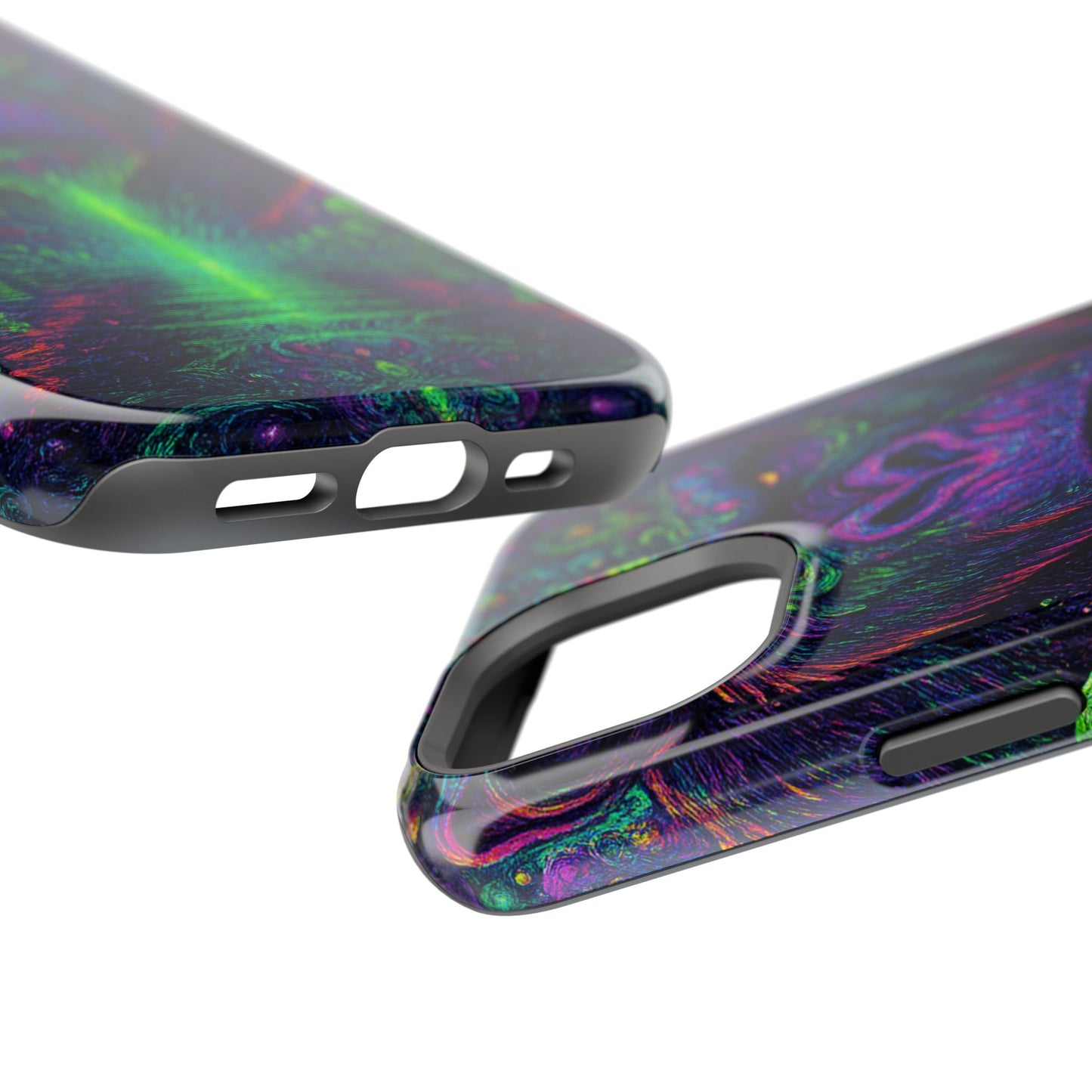 Alpha Apee By Trueiluminati Vibrant Gorilla Phone Case - Magnetic Impact-Resistant, Carry the Vibe Unique Gift for Animal Lovers, Psychedelic Design, Phone Protector, Eco-Friendly
