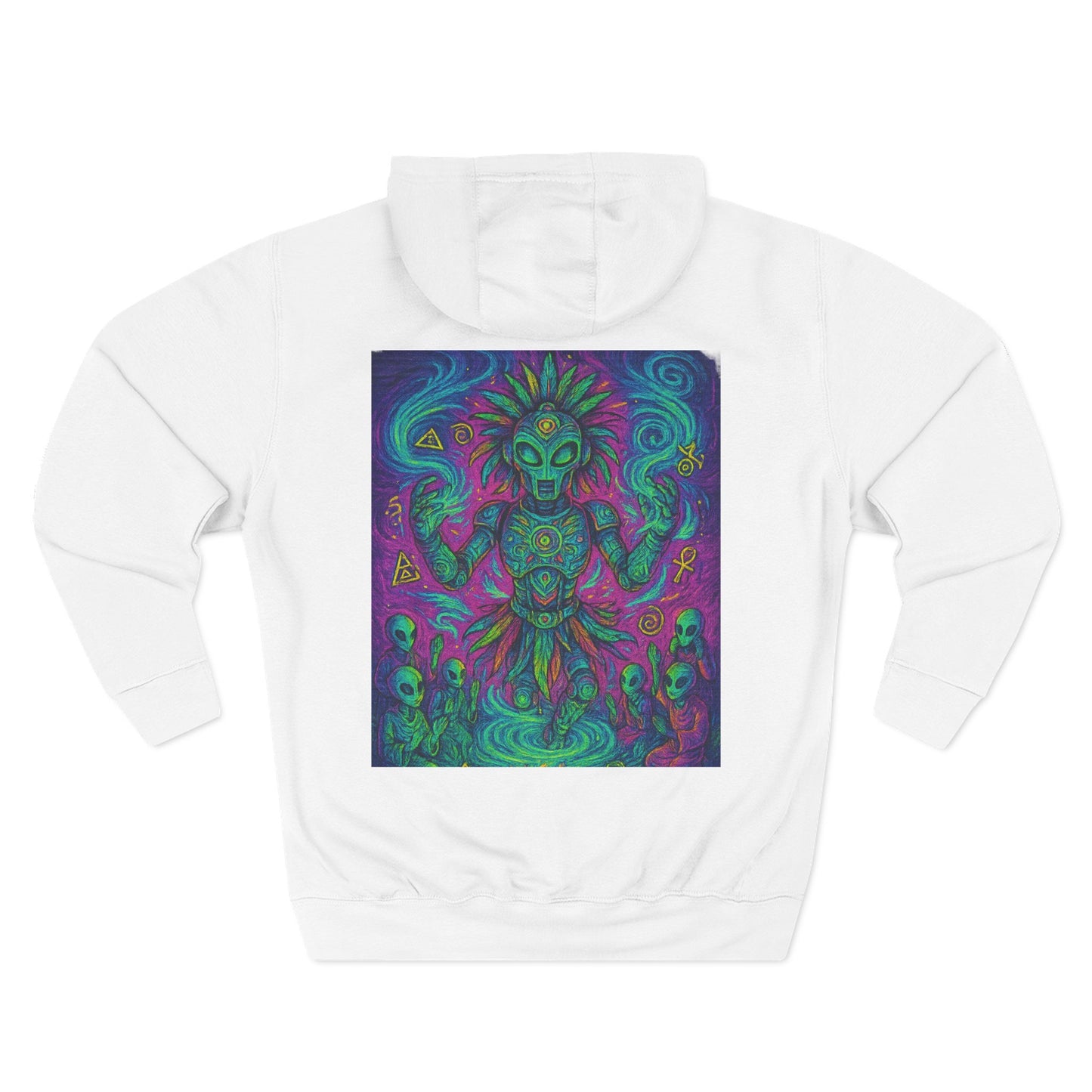 🌬️ Air Elemental Shaman Hoodie – By Trueiluminati Breath, Cosmic Streetwear, Unisex Style