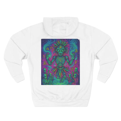 🌬️ Air Elemental Shaman Hoodie – By Trueiluminati Breath, Cosmic Streetwear, Unisex Style