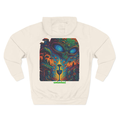 Psychedelic Three-Panel Fleece Hoodie, Cozy Hoodie for Festival Lovers, Unique Gift for Art Enthusiasts, Perfect for Casual Outings, [...]