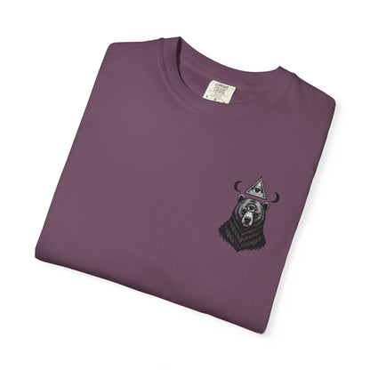 Bear Shirt, Art Tee, Unisex Graphic T-Shirt, Boho Style Gift, Unique Nature Apparel