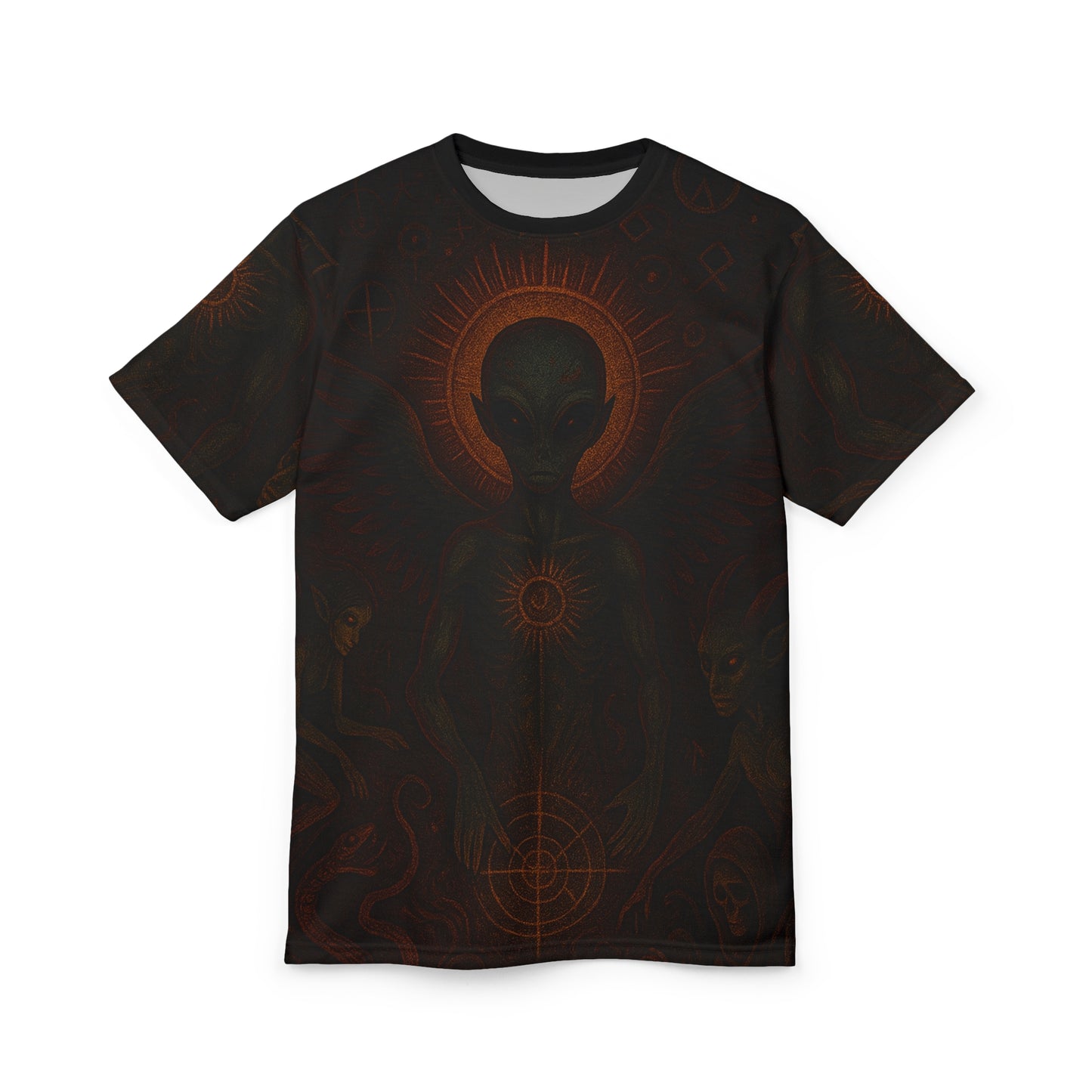 Ancient Traveler by Trueiluminati Unisex Tee, Unique Graphic Tee, Sci-Fi T-Shirt, Gift for Space Lovers, Men's & Women's Casual Wear