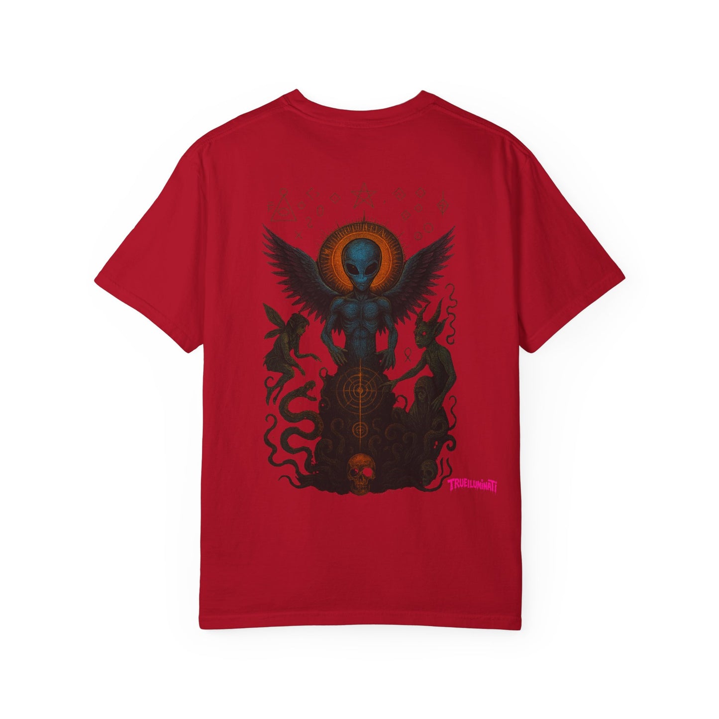Fallen Angel By Trueiuminati Mystical Unisex T-shirt | Garment-Dyed | Spiritual Art Design | Perfect for Festivals, Gifts, and Everyday Wear, Artistic Apparel, [...]