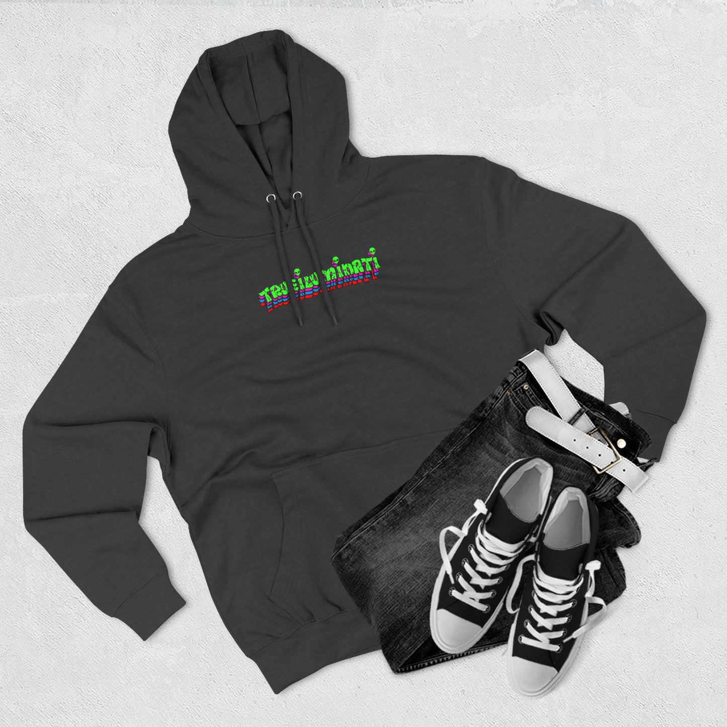 Earth Elemental Shaman Hoodie – By Trueiluminati Vision, Cosmic Streetwear, Unisex Style