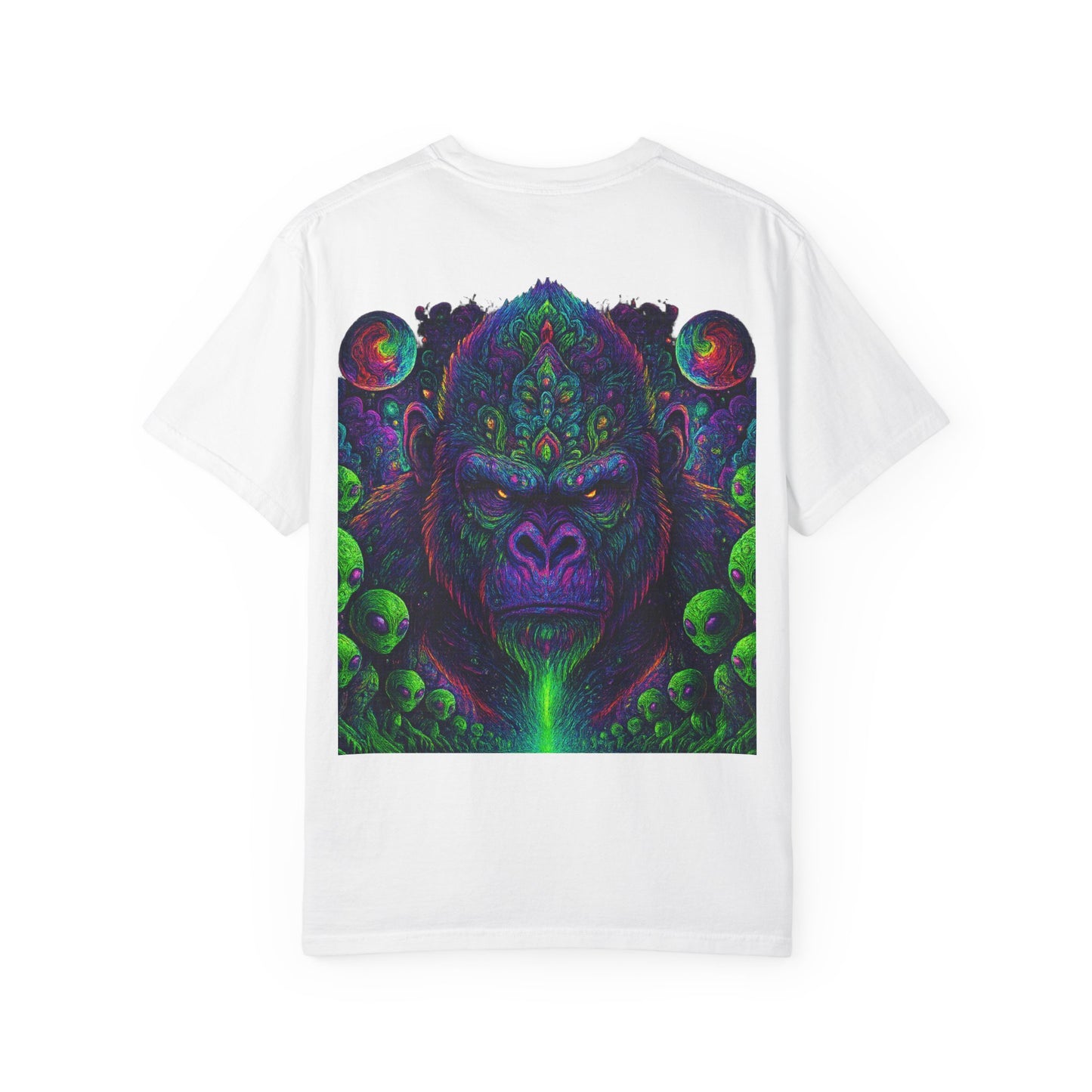 Psychedelic Gorilla Alpha Ape By Trueiluminati  Unisex T-Shirt | Unique Graphic Tee for Creative Souls | Gift for Art Lovers, Festival Wear, Nature Enthusiasts, [...]