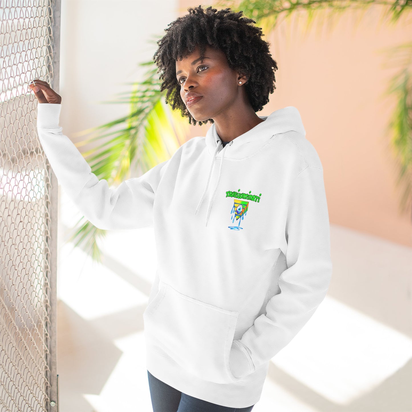 Psychedelic Three-Panel Fleece Hoodie, Cozy Hoodie for Festival Lovers, Unique Gift for Art Enthusiasts, Perfect for Casual Outings, [...]