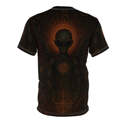 Ancient Traveler by Trueiluminati Unisex Tee, Unique Graphic Tee, Sci-Fi T-Shirt, Gift for Space Lovers, Men's & Women's Casual Wear