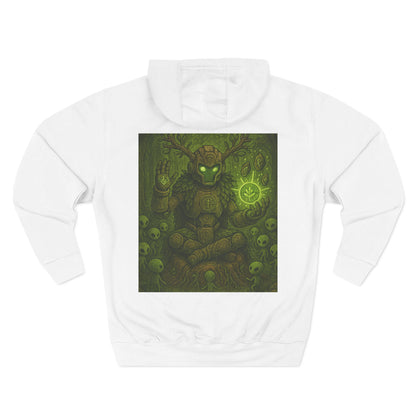 Earth Elemental Shaman Hoodie – By Trueiluminati Vision, Cosmic Streetwear, Unisex Style