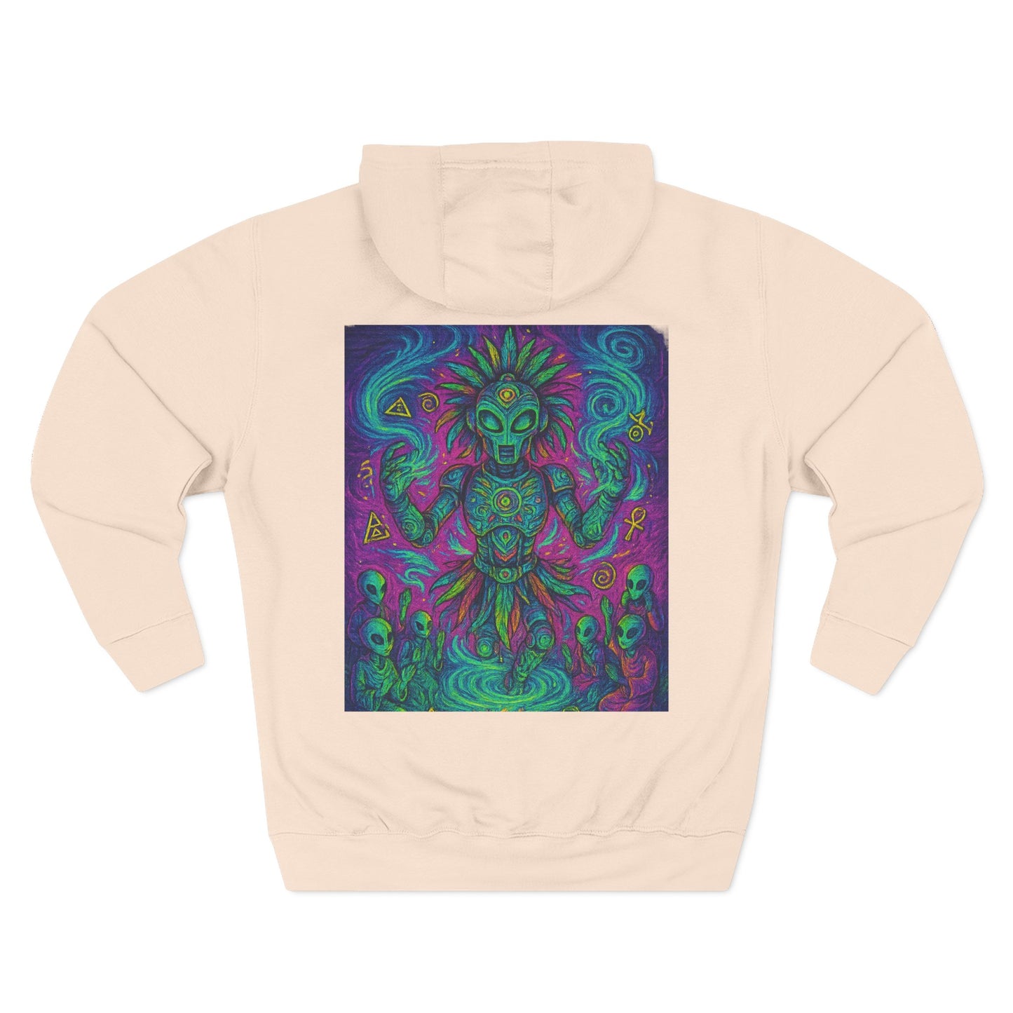 🌬️ Air Elemental Shaman Hoodie – By Trueiluminati Breath, Cosmic Streetwear, Unisex Style