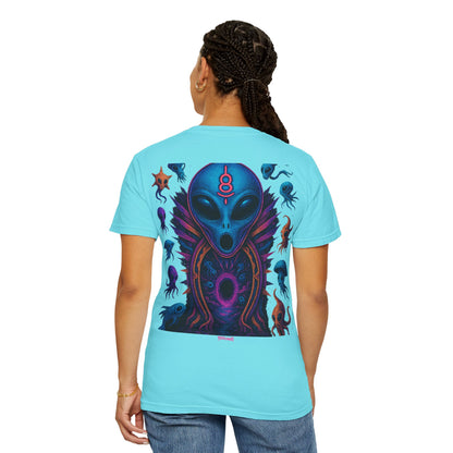 Deep Sea Portal By Trueiluminati T-shirt - Vibrant Unisex Tee for Sci-Fi Lovers, Casual Wear, Unique Gift for Birthdays, Festivals, or Everyday Style