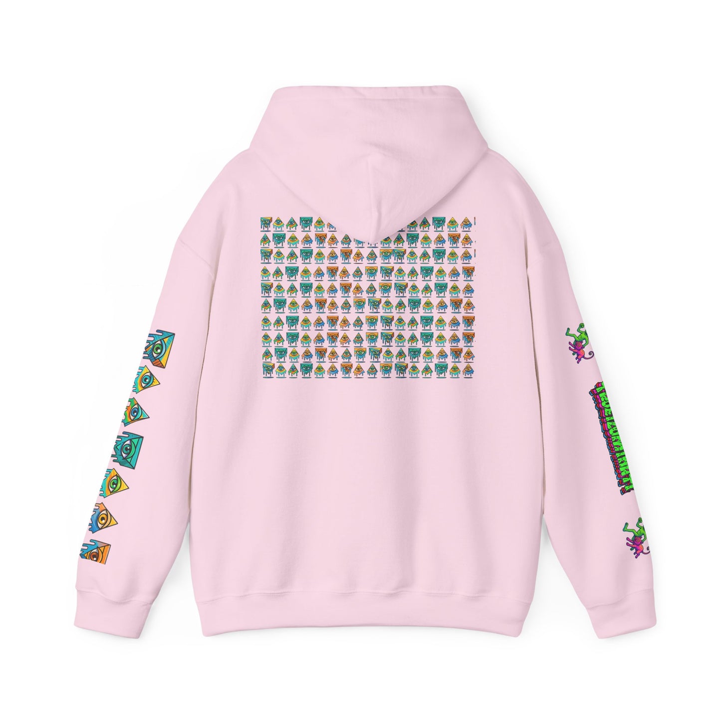Young simbol by Trueiluminati Unisex Hoodie, Cozy Sweatshirt for Outdoor Lovers, Gift for Adventurers, Eco-Friendly Fashion, Great for Camping