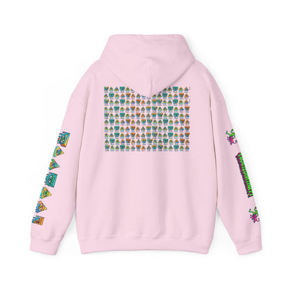 Young simbol by Trueiluminati Unisex Hoodie, Cozy Sweatshirt for Outdoor Lovers, Gift for Adventurers, Eco-Friendly Fashion, Great for Camping