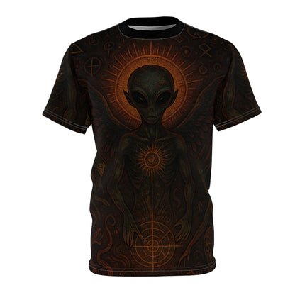 Ancient Traveler by Trueiluminati Unisex Tee, Unique Graphic Tee, Sci-Fi T-Shirt, Gift for Space Lovers, Men's & Women's Casual Wear