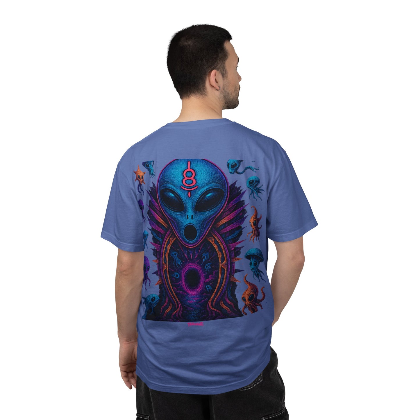 Deep Sea Portal By Trueiluminati T-shirt - Vibrant Unisex Tee for Sci-Fi Lovers, Casual Wear, Unique Gift for Birthdays, Festivals, or Everyday Style
