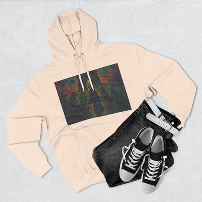 Heaven And Hell By Trueiluminati Mystical Three-Panel Fleece Hoodie - Cozy Apparel for Fans of Fantasy, Unique Gift for Holidays, Ideal for Autumn and Winter Loungewear
