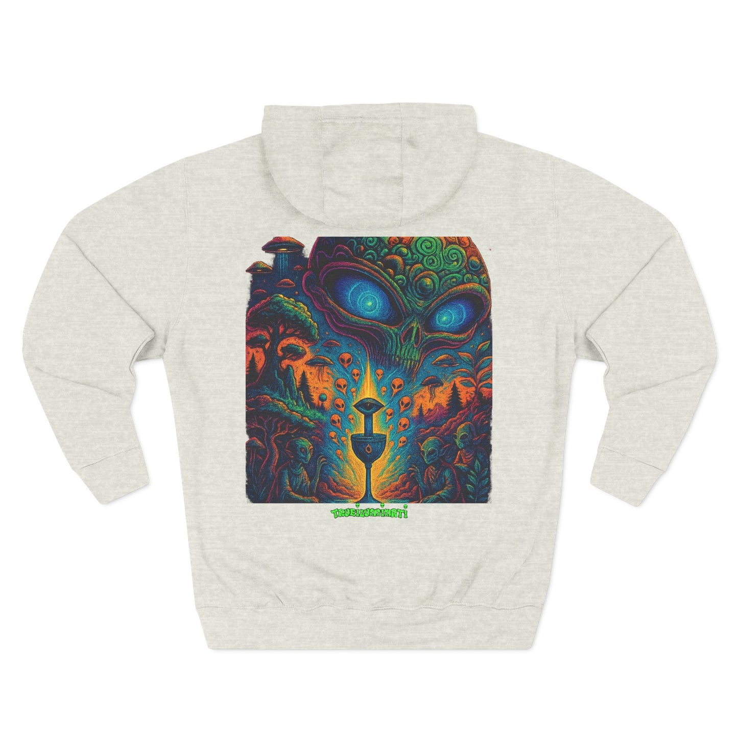 Psychedelic Three-Panel Fleece Hoodie, Cozy Hoodie for Festival Lovers, Unique Gift for Art Enthusiasts, Perfect for Casual Outings, [...]