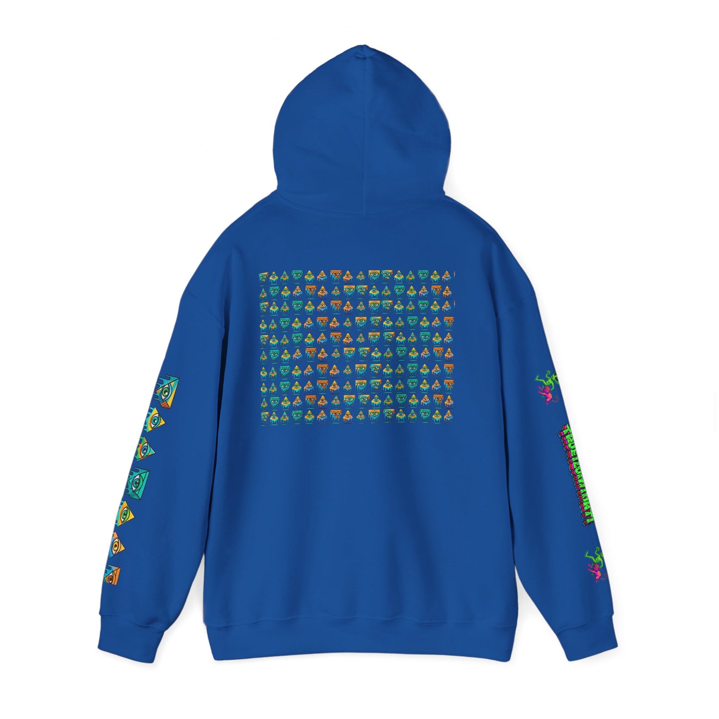 Young simbol by Trueiluminati Unisex Hoodie, Cozy Sweatshirt for Outdoor Lovers, Gift for Adventurers, Eco-Friendly Fashion, Great for Camping