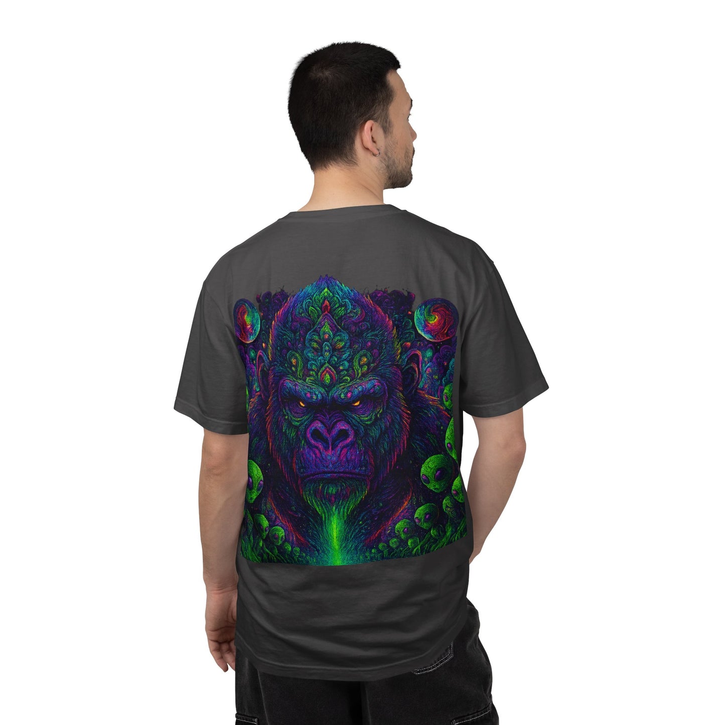 Psychedelic Gorilla Alpha Ape By Trueiluminati  Unisex T-Shirt | Unique Graphic Tee for Creative Souls | Gift for Art Lovers, Festival Wear, Nature Enthusiasts, [...]